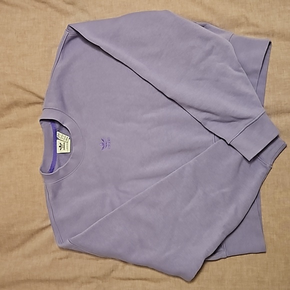 ADIDAS ORIGINALS WOMEN'S SWEATSHIRT MAGIC LILAC US S 8-10 - Picture 10 of 10